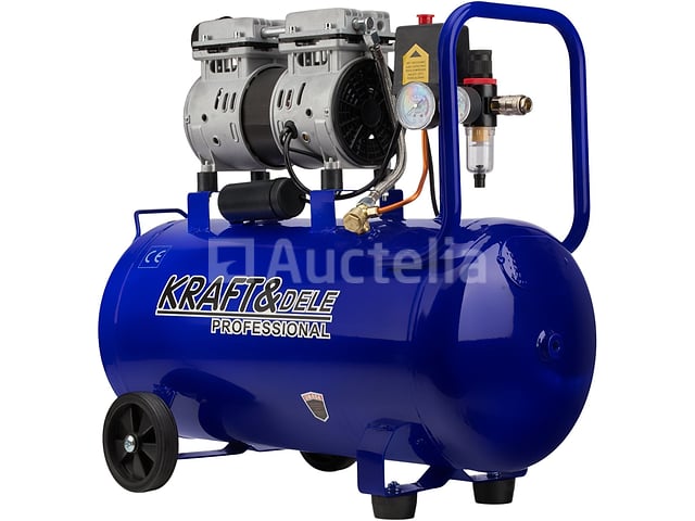 Kraft&DELE 50L OLIEVRIJE COMPRESSOR – kavel bij Auctelia, Aye