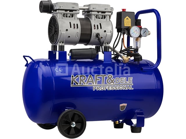 Kraft&DELE 50L OLIEVRIJE COMPRESSOR – foto 3 – kavel bij Auctelia, Aye