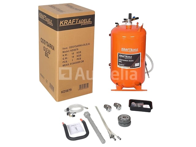 KRAFT&DELE 80L Olie-extractor – foto 2 – kavel bij Auctelia, Aye