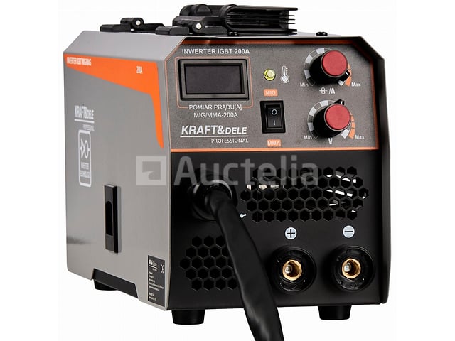 Kraft&dele flux/mma/tig 200a mig-lasmachine – foto 4 – kavel bij Auctelia, Aye