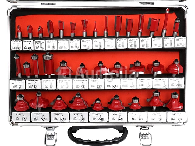KRAFT&DELE routerbit set (35 stuks) – foto 4 – kavel bij Auctelia, Aye