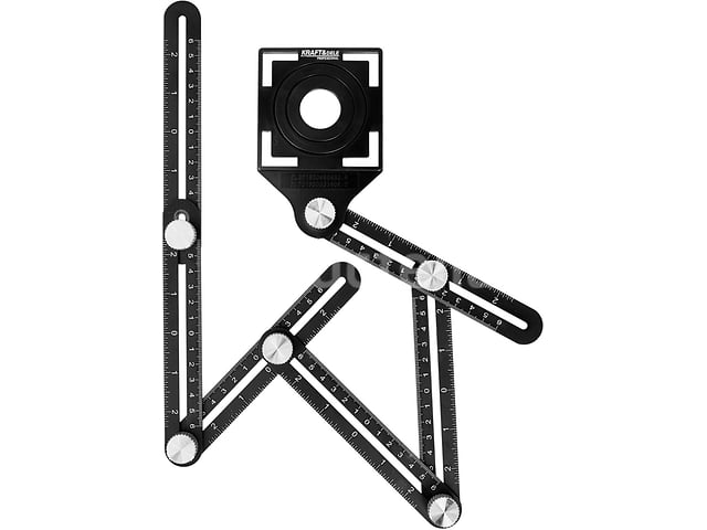 KRAFT&DELE-sjabloon, gauge, patroon, tegelgatmarker – foto 4 – kavel bij Auctelia, Aye