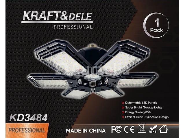 LED-vouwwerkplaatslamp – foto 3 – kavel bij Auctelia, Aye