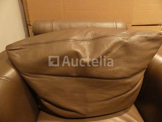 Leren fauteuil – foto 6 – kavel bij Auctelia, Anderlecht