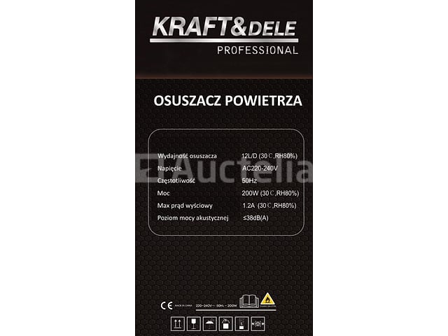 Luchtontvochtiger 12L/24H 200W – foto 2 – kavel bij Auctelia, Aye