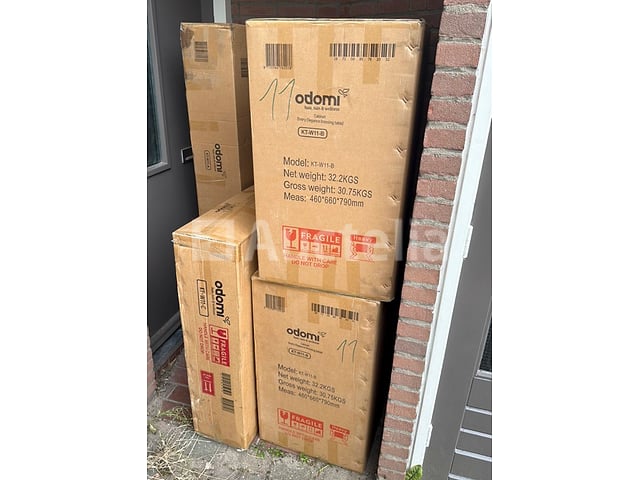 Luxe kaptafel met verlichting - 1500x600x810mm - Roze - Incl. poef – foto 6 – kavel bij Auctelia, Tholen