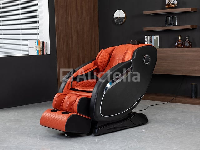 Luxe Massagestoel Zero Gravity - Zwart / rood – foto 2 – kavel bij Auctelia, Tholen