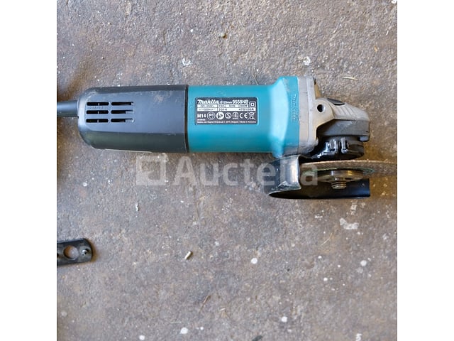 Makita compacte haakse slijpmachine, gebruikt, in zijn doos – foto 3 – kavel bij Auctelia, Sankt Vith