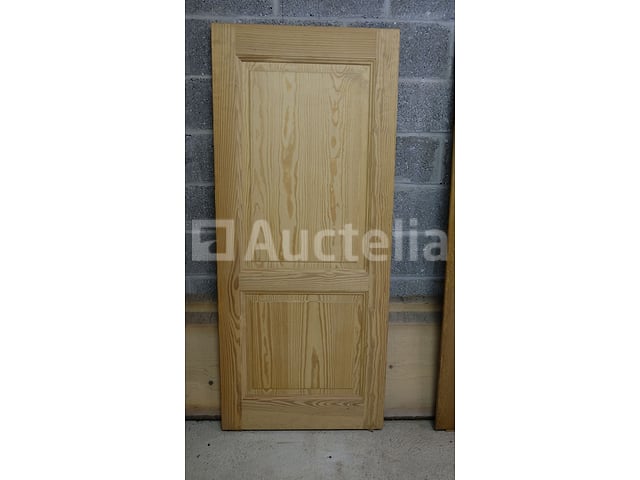 Massief geel grenen binnendeur, 42 mm – foto 4 – kavel bij Auctelia, Sankt Vith