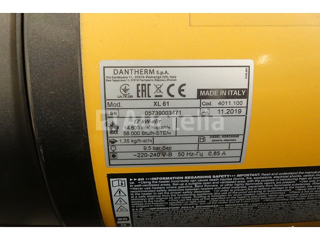 Master XL61 oliegestookte warmtekanon – foto 6 – kavel bij Auctelia, Tintigny