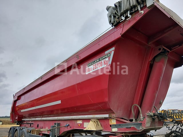 Meiller Stalen 3-assige opleggertipper, 29 M3, 2015 (9940) – foto 2 – kavel bij Auctelia, Chaumont-Gistoux