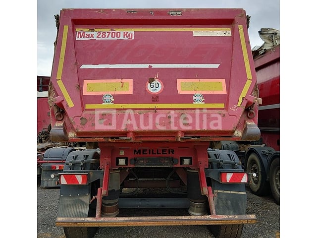 Meiller Steel 3-assige oplegger kantelwagen, 29 M3, 2014 (9936) – foto 2 – kavel bij Auctelia, Chaumont-Gistoux