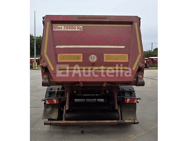 Meiller Steel 3-assige oplegger tipper, 29 M3, 2014 (9938) – foto 3 – kavel bij Auctelia, Chaumont-Gistoux