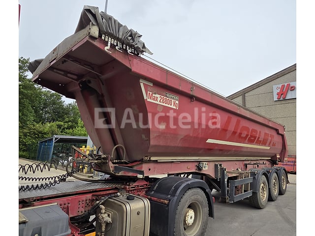 Meiller Steel 3-assige oplegger tipper, 29 M3, 2014 (9938) – foto 2 – kavel bij Auctelia, Chaumont-Gistoux