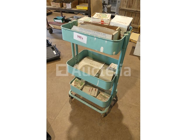 Metalen trolley – foto 2 – kavel bij Auctelia, Binche