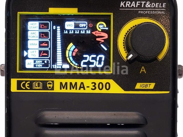 Mma igbt lcd 300a kraft&dele inverter lasmachine – foto 3 – kavel bij Auctelia, Aye