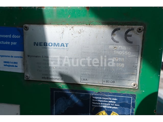Nebomat NK-375B-P Mini Hydraulische Kraan – foto 3 – kavel bij Auctelia, Machelen