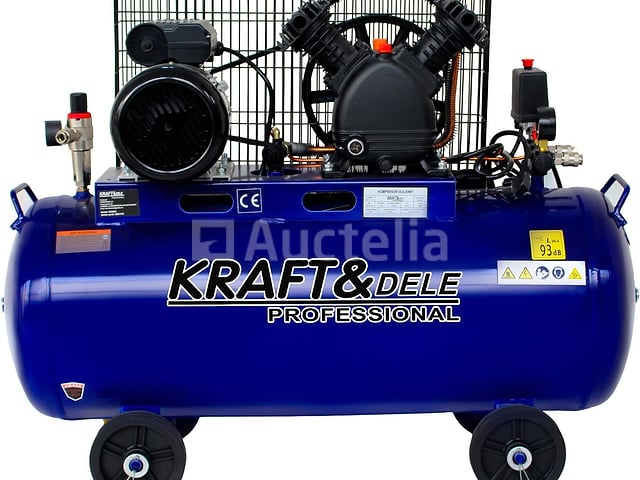 Oliecompressor 100L 2800W 480L/min KRAFT&DELE – foto 3 – kavel bij Auctelia, Aye