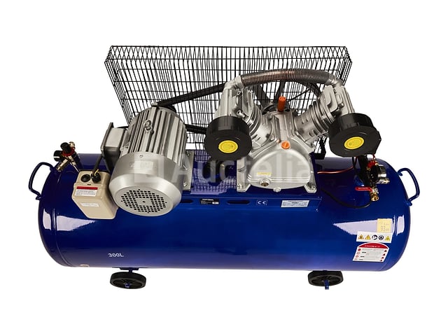 Oliecompressor 300L 5,5kW 400V 2 zuigers + separator KRAFT&DELE – foto 5 – kavel bij Auctelia, Aye
