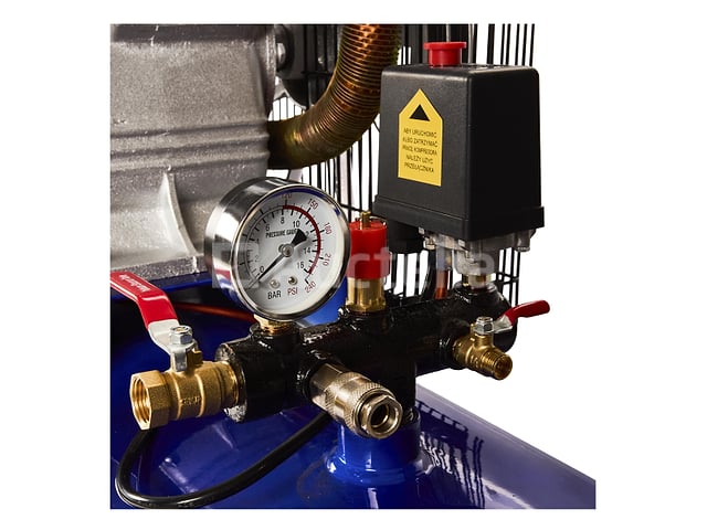 Oliecompressor 300L 5,5kW 400V 2 zuigers + separator KRAFT&DELE – foto 2 – kavel bij Auctelia, Aye