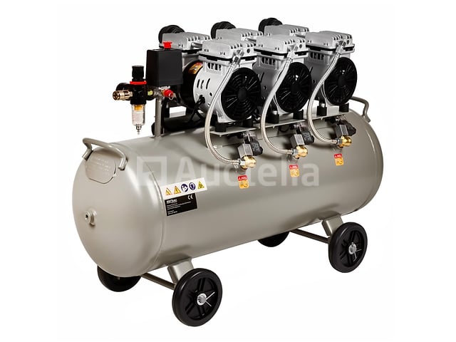 Olievrije compressor 100L 3x1500W – foto 6 – kavel bij Auctelia, Aye