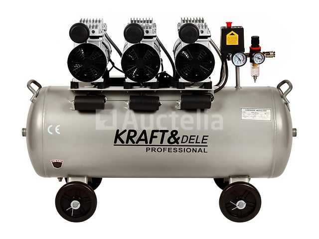 Olievrije compressor 100L 3x1500W – foto 3 – kavel bij Auctelia, Aye
