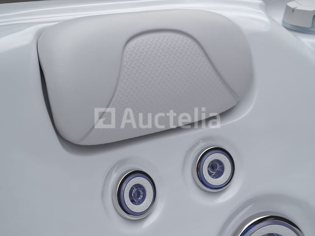 Outdoor Spa 5-persoons 220x220x90 cm - Sneeuwwit bad met antraciete zijkant - Incl. Bluetooth – foto 6 – kavel bij Auctelia, Tholen