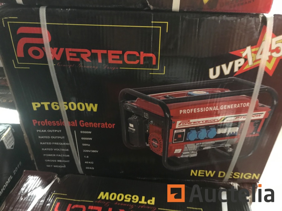 Powertech Generator PT6500W Bouw Generatoren
