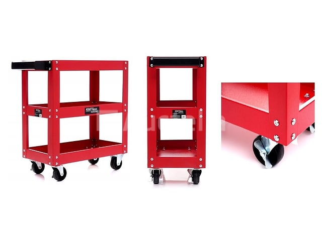 Professionele 3-schappen trolley met wielen KRAFT&DELE – foto 3 – kavel bij Auctelia, Aye