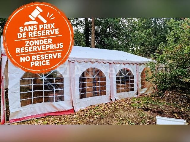 Professionele party tent 5 X 8 meter – kavel bij Auctelia, Malle