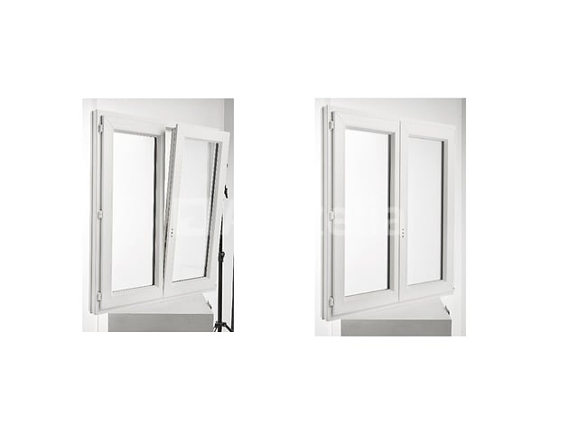PVC kantel-en-draairaam Essential H.95xw.100cm wit – foto 2 – kavel bij Auctelia, Aye