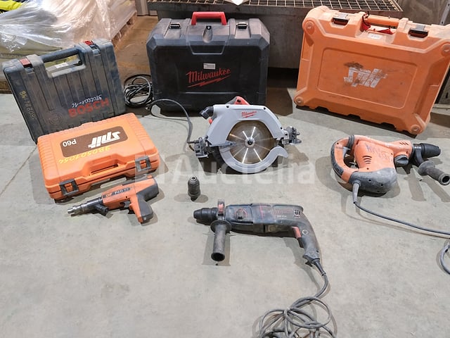 REF: 9203103-6 / 980501019 / 9802007182 / 114644 - 4 Elektrogereedschap – kavel bij Auctelia, Chaudfontaine
