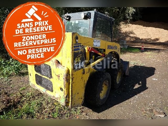 REF: Hamme 1 - Komatsu SK714 Mini Loader – foto 5 – kavel bij Auctelia, Hamme