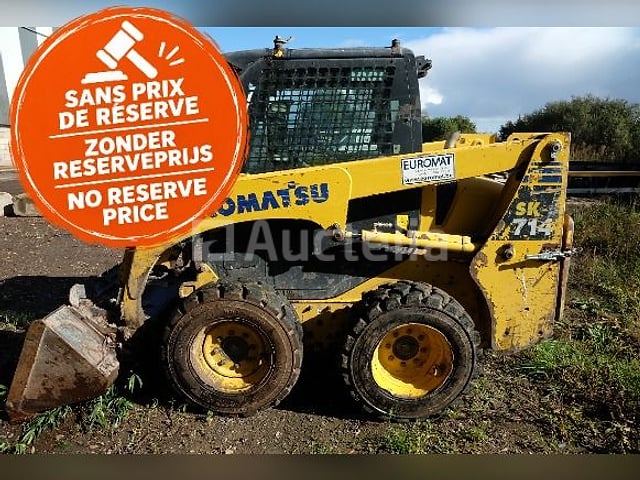 REF: Hamme 1 - Komatsu SK714 Mini Loader – foto 8 – kavel bij Auctelia, Hamme