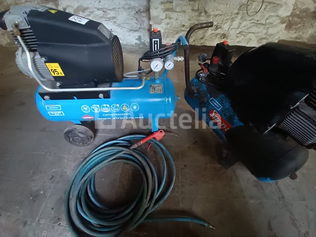REF: Lot 029 - 2 Soga MM1 80MX/2 compressoren – kavel bij Auctelia, Anderlecht