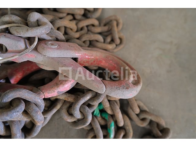 REF:16812C + 16812D - 2 kettingriemen 1 streng - 3150 kg – foto 2 – kavel bij Auctelia, Machelen