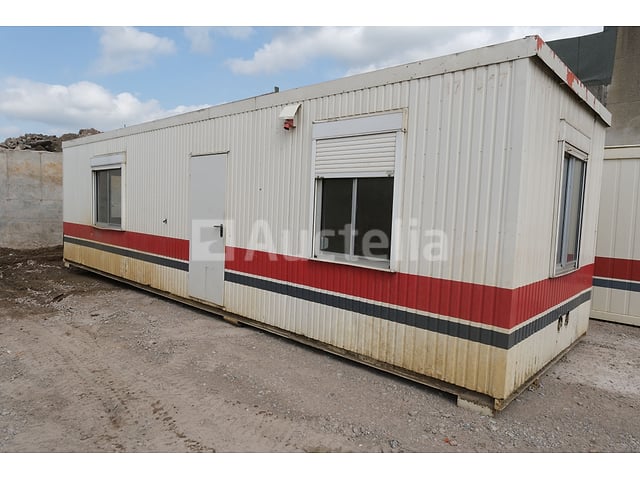 REF:17017 - Containerkantoor – kavel bij Auctelia, Harelbeke