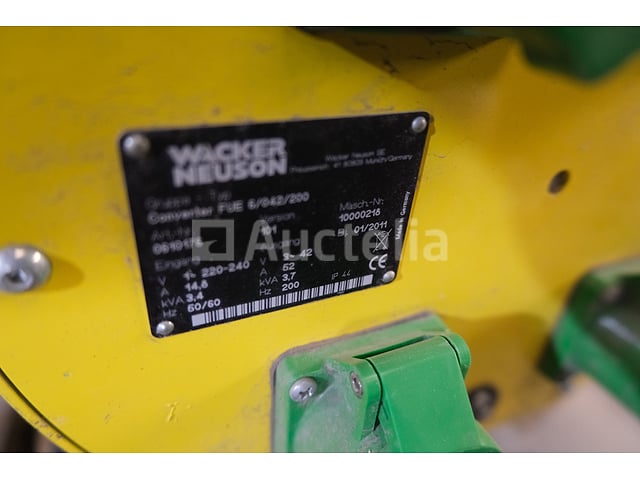 REF:2601 - Frequentieomvormer voor Wacker-Neuson omvormer FUE 6/042/200 Vibrerende Naald – foto 5 – kavel bij Auctelia, Machelen