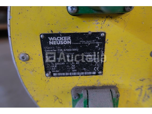 REF:2603 - Frequentieomvormer voor Wacker-Neuson omvormer FUE 6/042/200 Vibratienaald – foto 4 – kavel bij Auctelia, Machelen