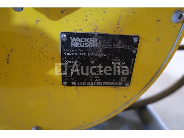 REF:2604 - Frequentieomvormer voor Wacker-Neuson omvormer FUE 6/042/200 Vibrerende Naald – foto 5 – kavel bij Auctelia, Machelen