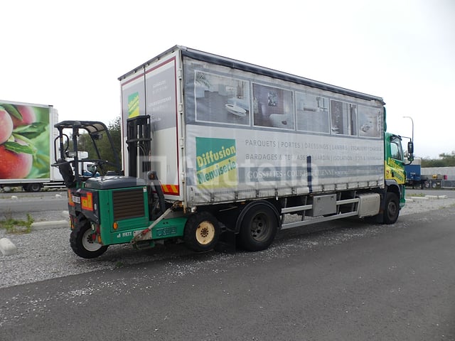 REF:2FET254 - Curtain truck + Moffett DAF CF330FA (2015-368,764 km)(VIN:XLRAEM4100G054465) – foto 5 – kavel bij Auctelia, Fleurus