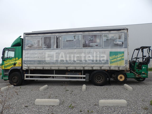 REF:2FET254 - Curtain truck + Moffett DAF CF330FA (2015-368,764 km)(VIN:XLRAEM4100G054465) – foto 8 – kavel bij Auctelia, Fleurus
