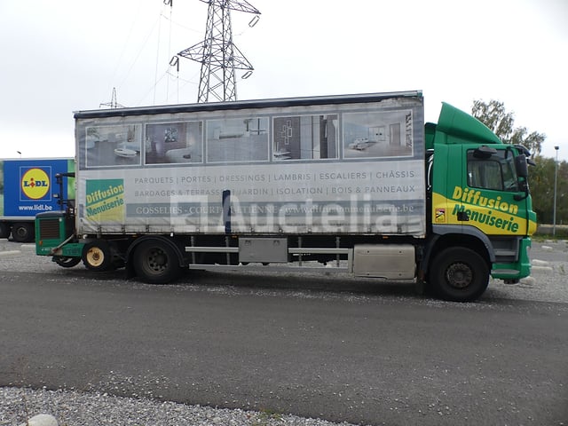 REF:2FET254 - Curtain truck + Moffett DAF CF330FA (2015-368,764 km)(VIN:XLRAEM4100G054465) – foto 4 – kavel bij Auctelia, Fleurus