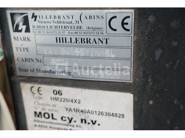 REF:6026 - MOL CT200/4x2 intern containertransportvoertuig (VIN:YA1R40A0126304828) – foto 3 – kavel bij Auctelia, Puurs-Sint-Amands