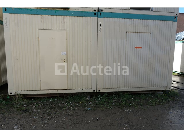 REF:6126 + 6129 - Dubbele kantoorcontainer – foto 2 – kavel bij Auctelia, Machelen