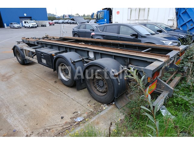 REF:6132 - GS Meppel AIC-2700N containertrailer (VIN:XL907028111004028) – foto 3 – kavel bij Auctelia, Puurs-Sint-Amands