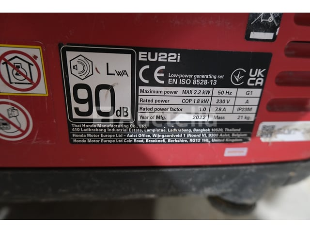 REF:7320002-40 - Honda EU22i draagbare generator – foto 7 – kavel bij Auctelia, Chaudfontaine