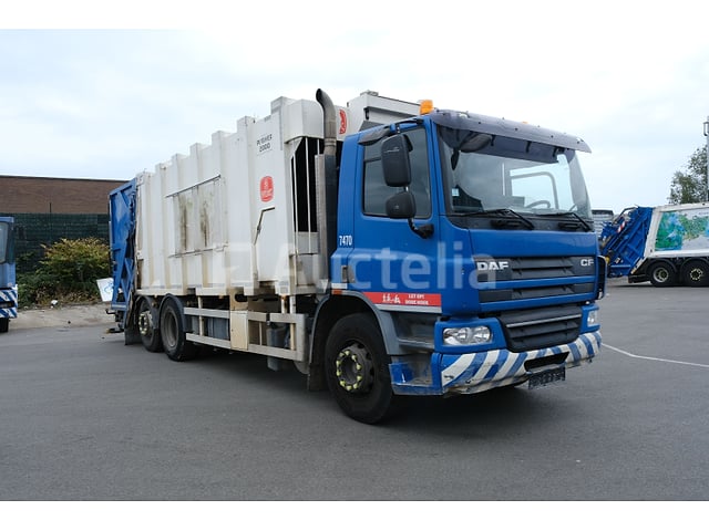 REF:7470 - DAF CF75 FAN vuilniswagen (2011-402,233 km)(VIN:XLRAS75PC0E912333) – foto 3 – kavel bij Auctelia, Puurs-Sint-Amands
