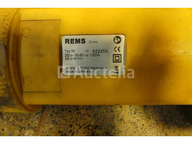 Rems Curvo profielbuigmachine – foto 4 – kavel bij Auctelia, Rhode-Saint-Genèse