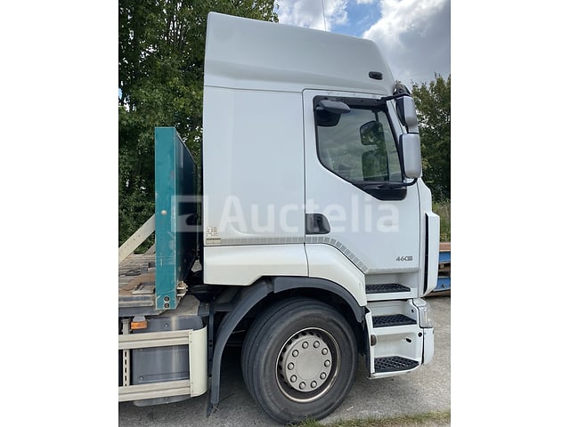 Renault 6x2 Platte Truck + Samro Trailer Platte Laadwagen – foto 4 – kavel bij Auctelia, Hannut